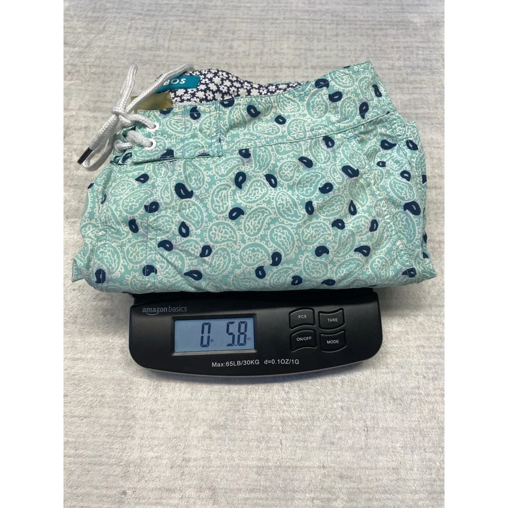 Bonobos Swim Trunks Mens 31 Blue Paisley Lined Drawstring Coastal Resort Wear